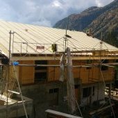 Pose du double plancher